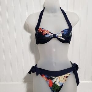 JOULES 2 Pc Bikini Navy Floral